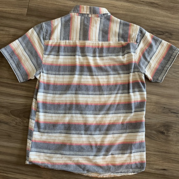 Depart West: Striped Button-Up Shirt- size:men’s large - Picture 2 of 4